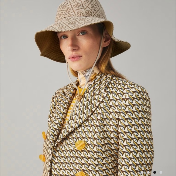 Tory Burch Accessories - TORY BURCH T Monogram Bucket hat PRISTINE